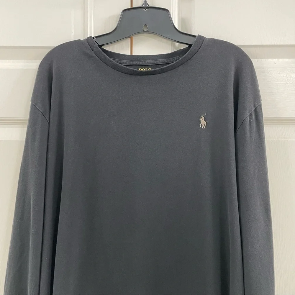 Polo Ralph Lauren Men’s Classic Fit Long Sleeve Shirt Size Large Polo Black